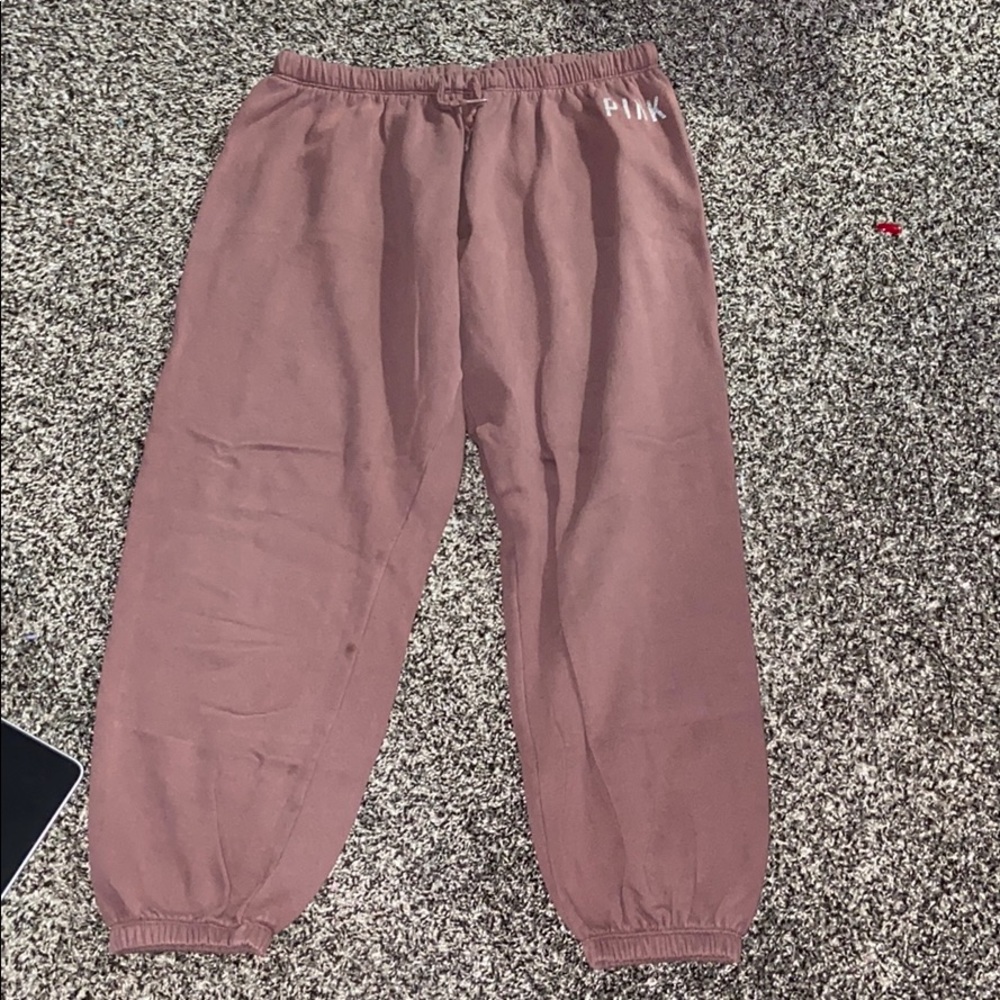 Pink sweatpants